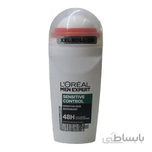 رول ضد تعریق مردانه Sensitive Control لورآل Loreal ا برند :