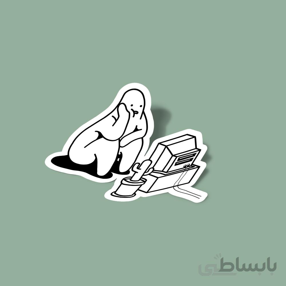 استیکر MOOD-TELEVISION