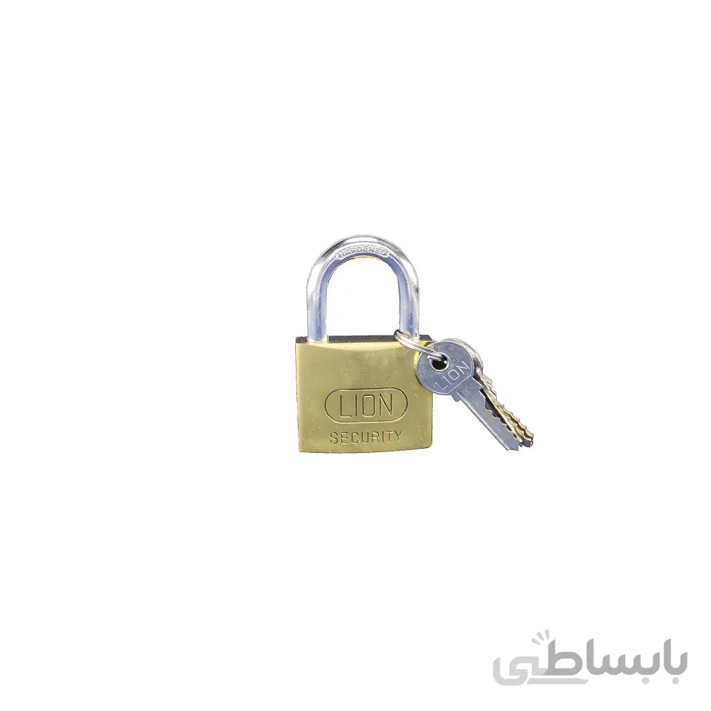 قفل آویز برنجی لیون سایز LION_50mm
