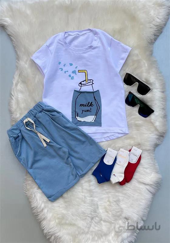 تیشرت شلوارک milkکد ۱۵۲۷