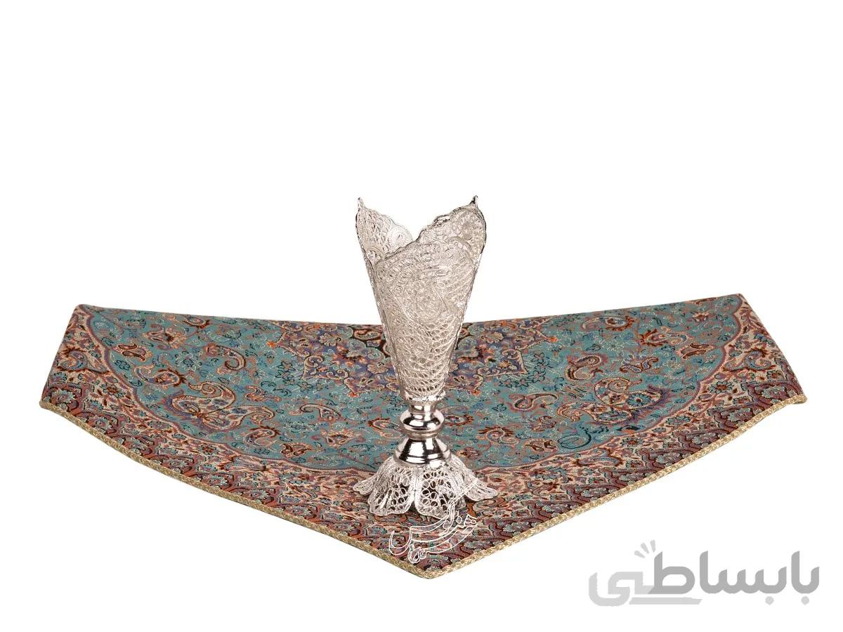 گلدان مدادی ملیله کاری نقلی