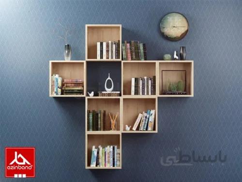 باکس دیواری مدرن - چیدمان 2 ا ساخته شده با چوب درختان میوه یا جنگلی