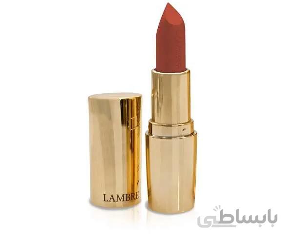 رژ لب جامد کلاسیک لمبر شماره 102 LAMBR Matte Lipstick ا شناسه کالا: 3137