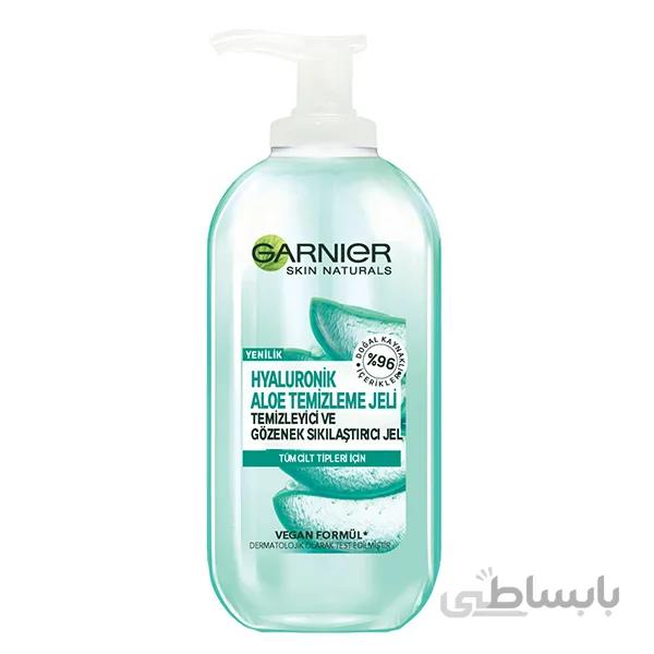 ژل پاک کننده آرایش گارنیر Hyaluronik aloe حجم 200 میلی لیتر