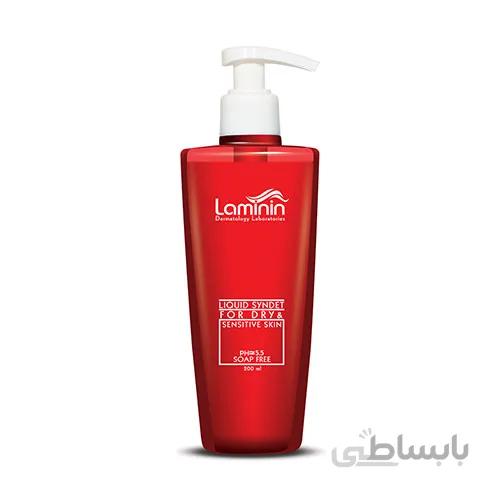 کرم ژل پاک کننده لامینین مناسب پوست خشک 200 میلی لیتر ا Laminin Liquid Syndet For Dry Skin 200 ml