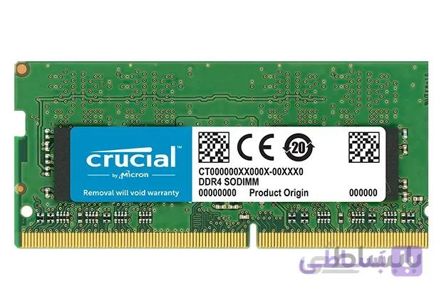 رم لپ تاپ DDR4 تک کاناله 2666 مگاهرتز CL19 کروشیال مدل CT8G4SFS8266 ظرفیت 8 گیگابایت
