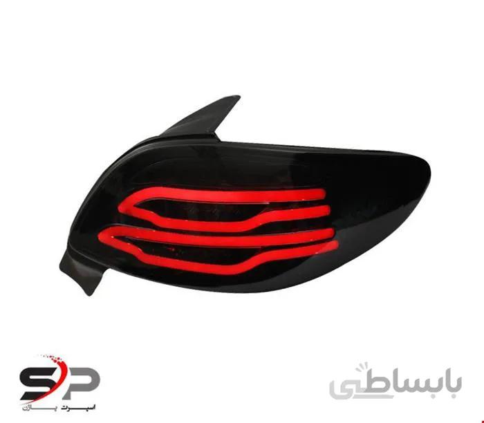 خطر عقب پژو 206 طرح S500 - تمام دودی