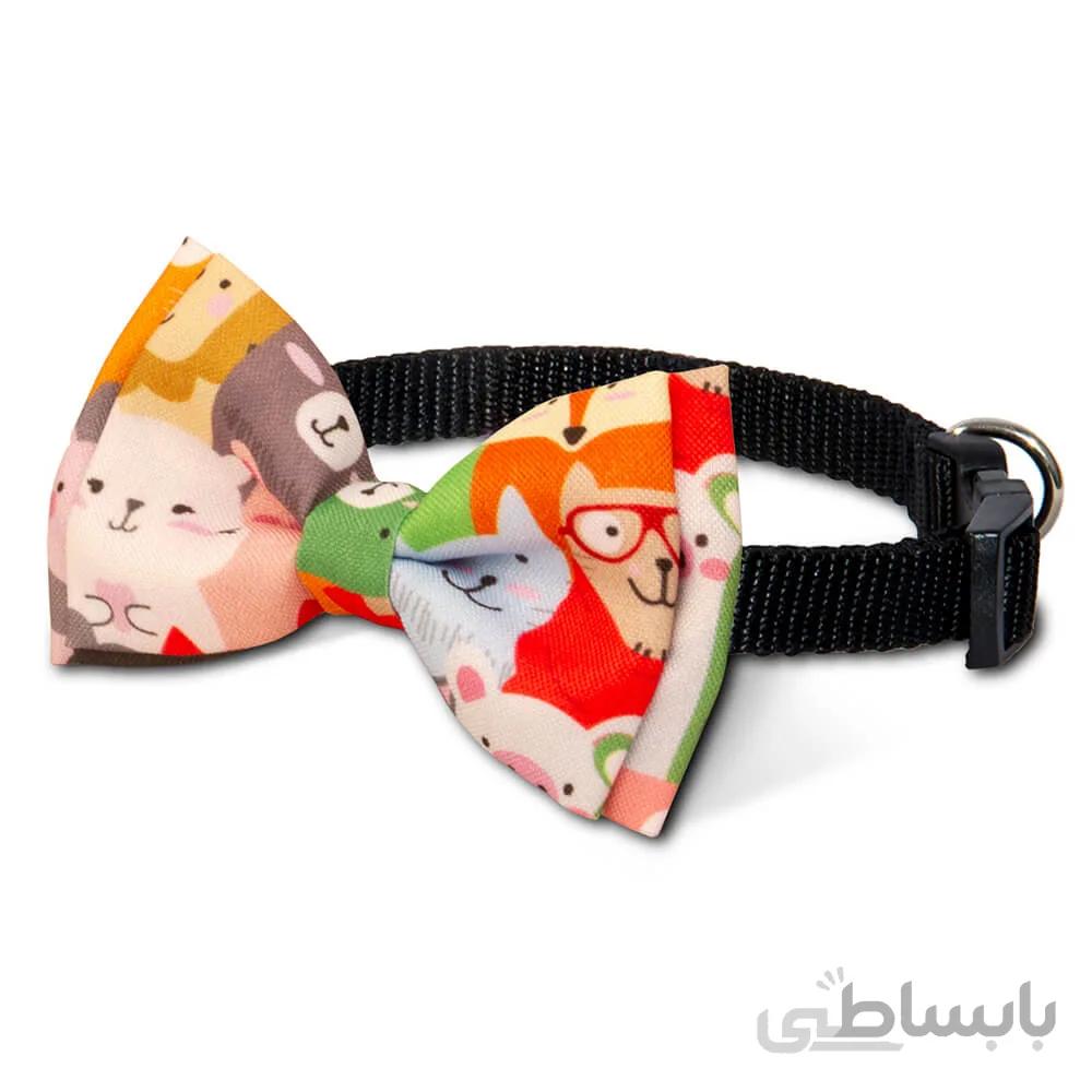 قلاده پاپیون سگ نیناپت مدل باغ وحش ا Ninapet Bow Tie For Dogs Zoo Model
