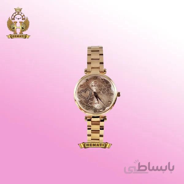 ساعت زنانه داتیس مدل Datis D8463L رزگلد(شیشه-ساده)