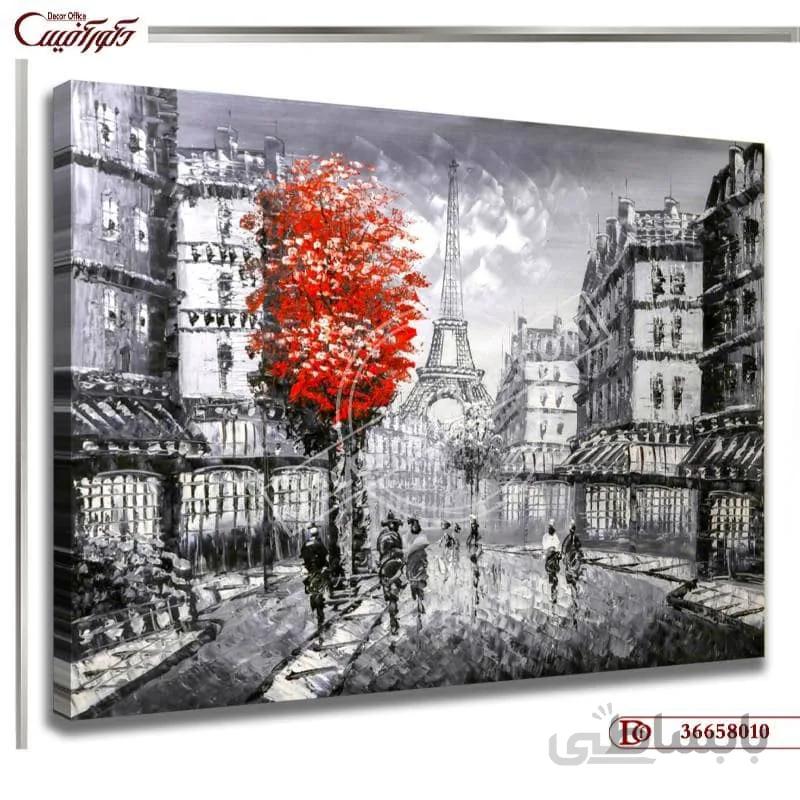 تابلو دکوراتیو منظره شهری 8010 ا Urban landscape decorative painting 8010