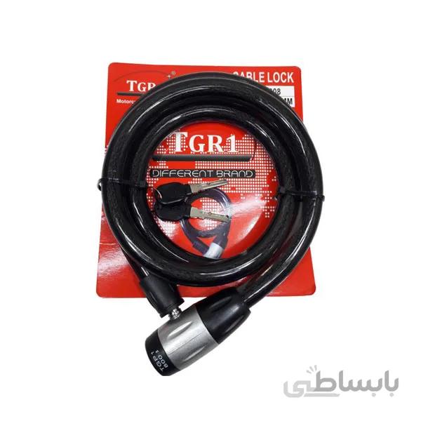 قفل کابلی سیم بکسلی موتور و دوچرخه TGR1 سایز ۱۸
