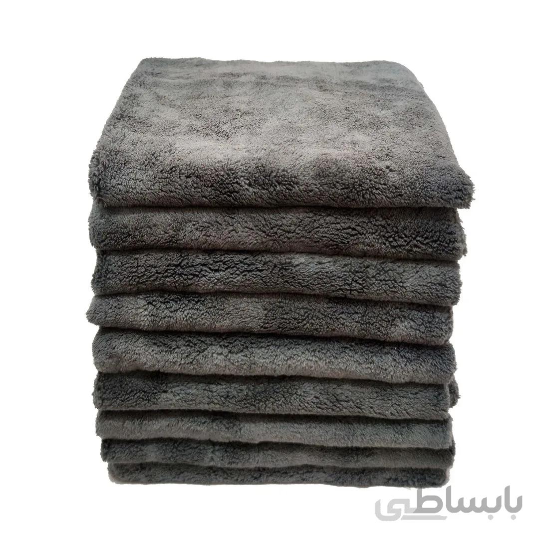 بسته 10 عددی حوله میکروفیبر بدون لبه نانو سرامیک MICROFIBER TOWELS