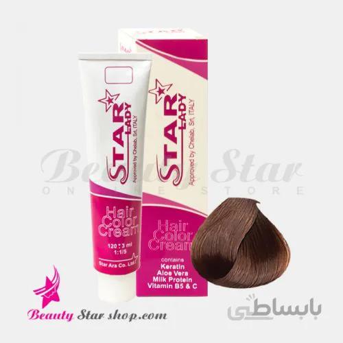 رنگ موی بلوند بژ نسکافه ای تیره شماره 6.32 استارليدی حجم 120 ميلی لیتر