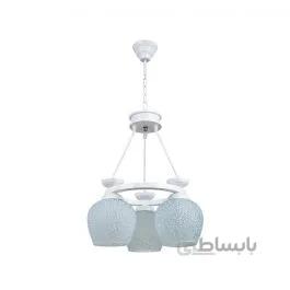 لوستر سه شعله چشمه نور کد G576/3-WT