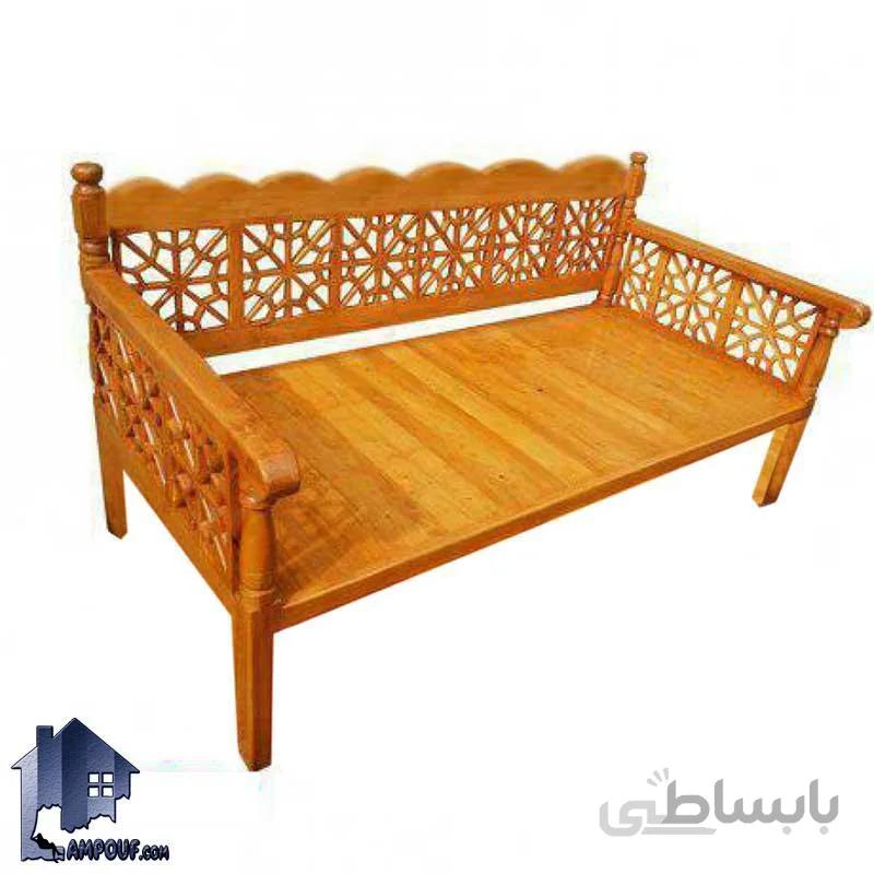 تخت سنتی سه‌نفره 160*60 مدل TRK100