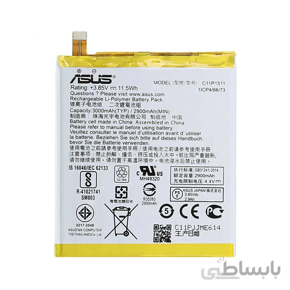 باتری ایسوس Asus Zenfone 3 ZE552KL مدل C11P1511 ا battery Asus Zenfone 3 ZE552KL model C11P1511