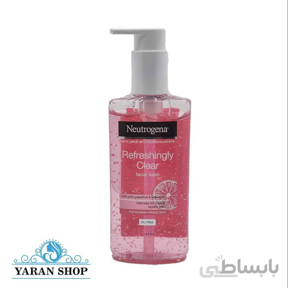 ژل میسلار نیتروژنا گریپ فروت مدل Neutrogena Facial Wash Refreshingly Clear