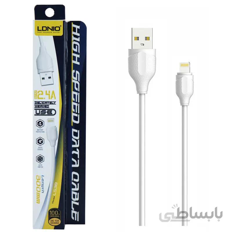 کابل تایپ سی LDNIO LS38 30cm