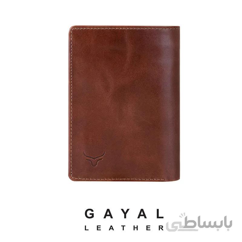 کیف پول جیبی چرم گَیال W225 قهوه ای