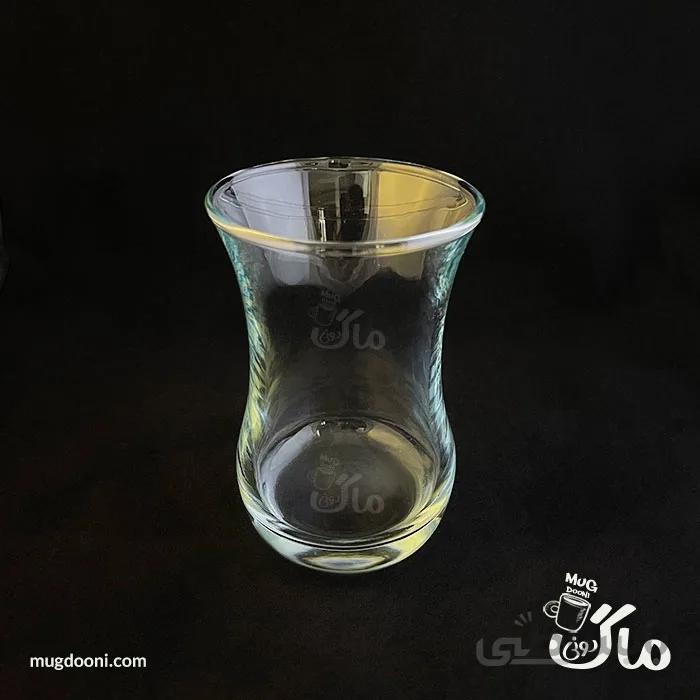 استکان کمرباریک گلجام پنجره ای بسته ۶ عددی درجه یک