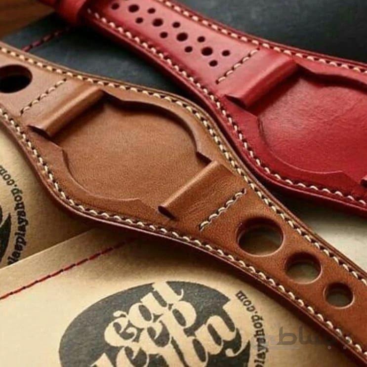 بند ساعت چرم طبیعی کد ۱۰۱۸۲۸