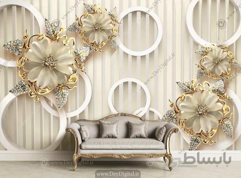 پوستر دیواری پشت تلویزیون سه بعدی BA-5106