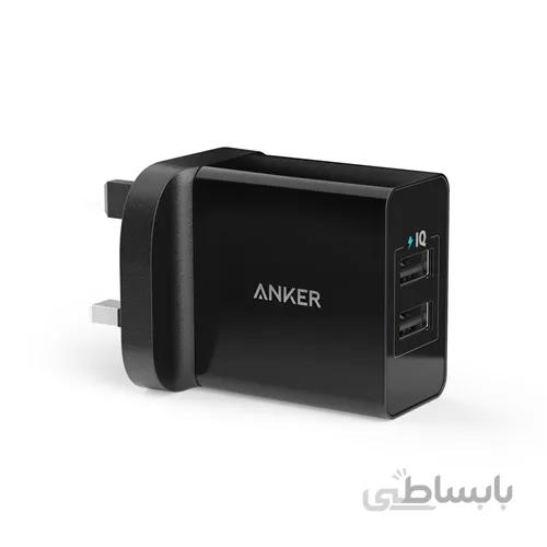 شارژر دیواری انکر 2Port USB Wall Charger مدل A2021