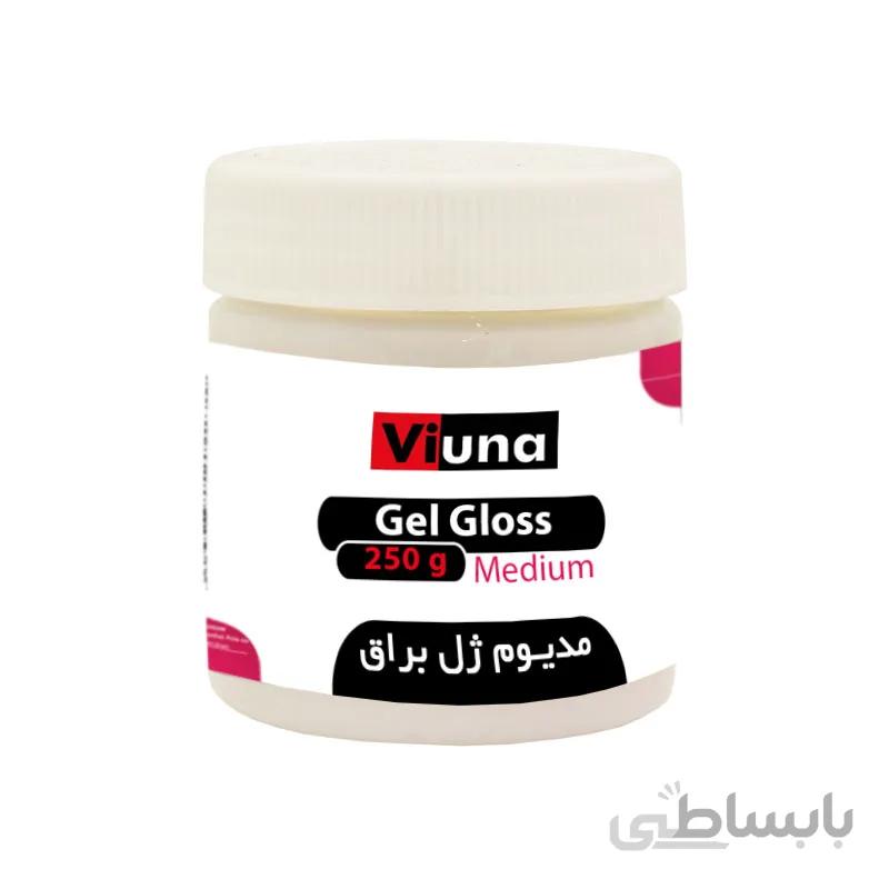 مدیوم ژل براق برای رنگ اکریلیک 250g ویونا کد074