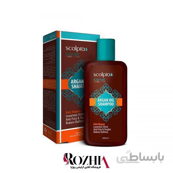 شامپو موی سر حاوی روغن آرگان اسکالپیا
