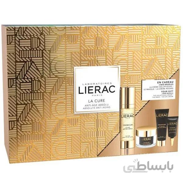 ست جوانساز قوی Lierac مدل پریمیوم Premium حجم ۳۰ میل ۴ عددی ا Lierac Premium La Cure Absolute Anti Aging Set