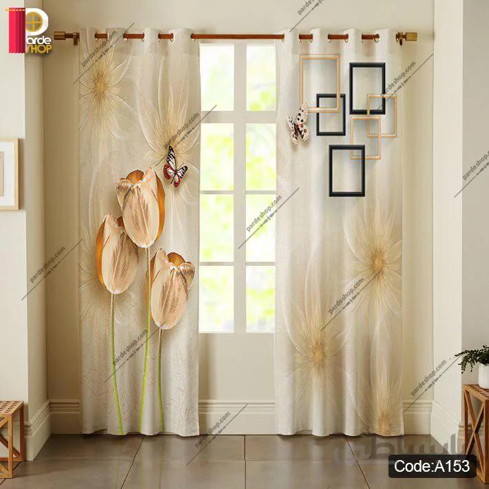 پرده پانچی چاپی کد A153