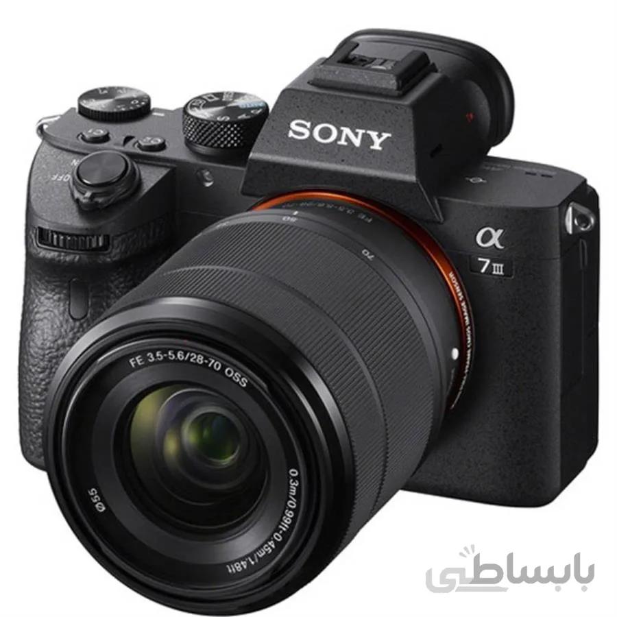 دوربین بدون آینه سونی Sony Alpha a7 III Mirrorless kit 28-70mm ا Sony Alpha a7 III Mirrorless Digital Camera with 28-70mm Lens