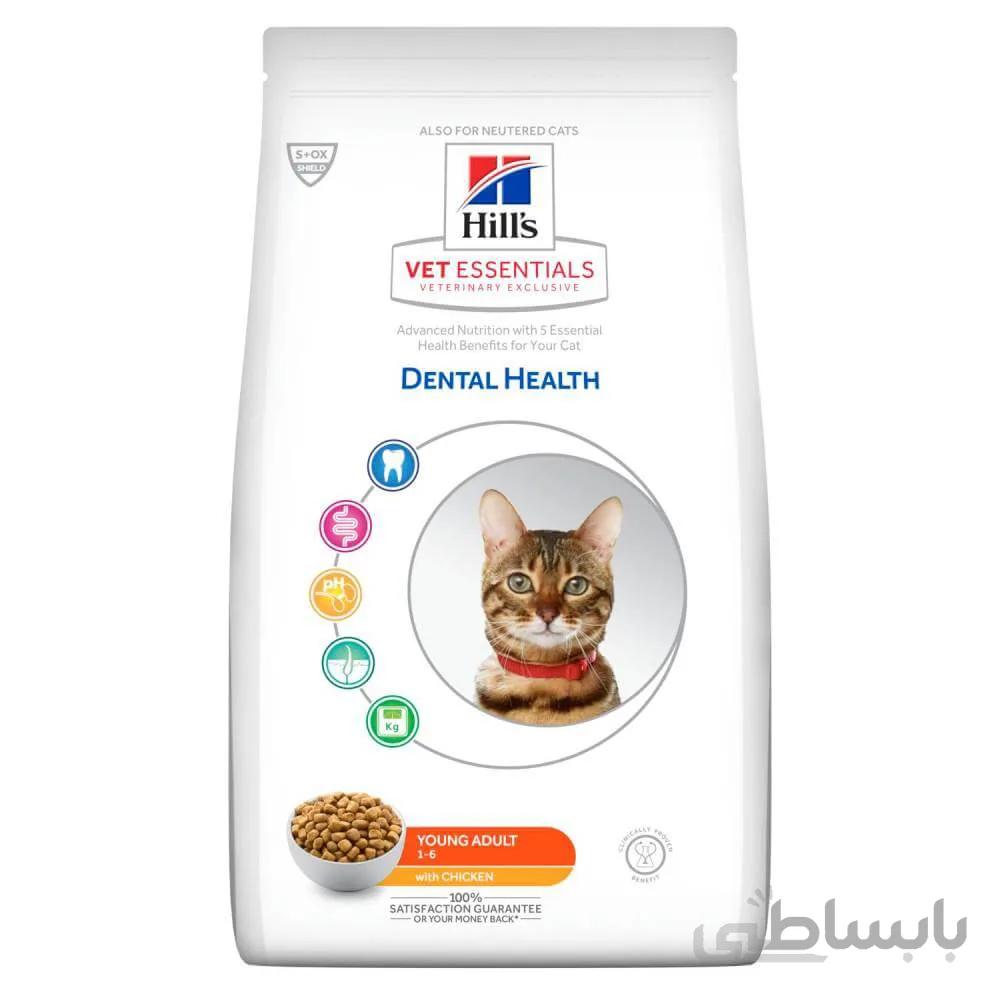غذای خشک گربه هیلز مدل Dental Health طعم مرغ وزن 1.5 کیلوگرم ا Hills Dry Food for Cat Dental Health Model 1.5kg