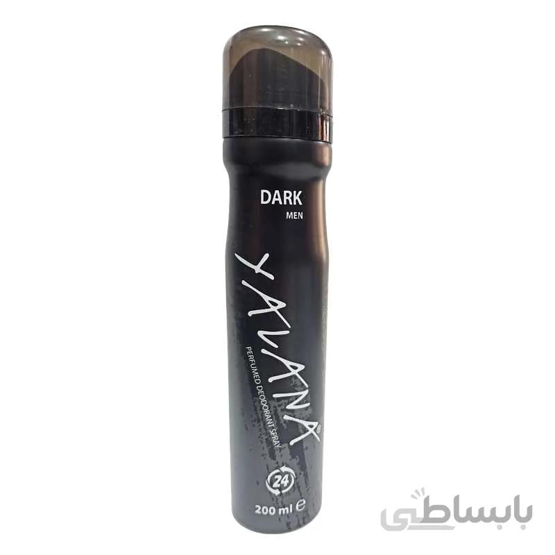 اسپری مردانه یالانا مدل دارک 200 میل yalana dark