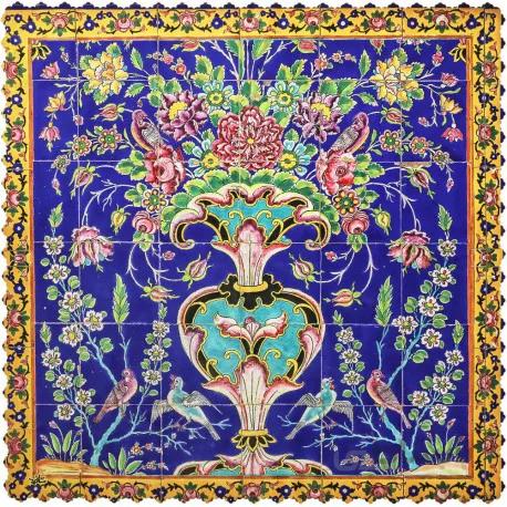 رومیزی مخمل گل افشان
