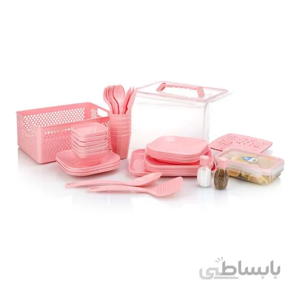 سرویس مسافرتی 60 پارچه هوم کت وانیلی