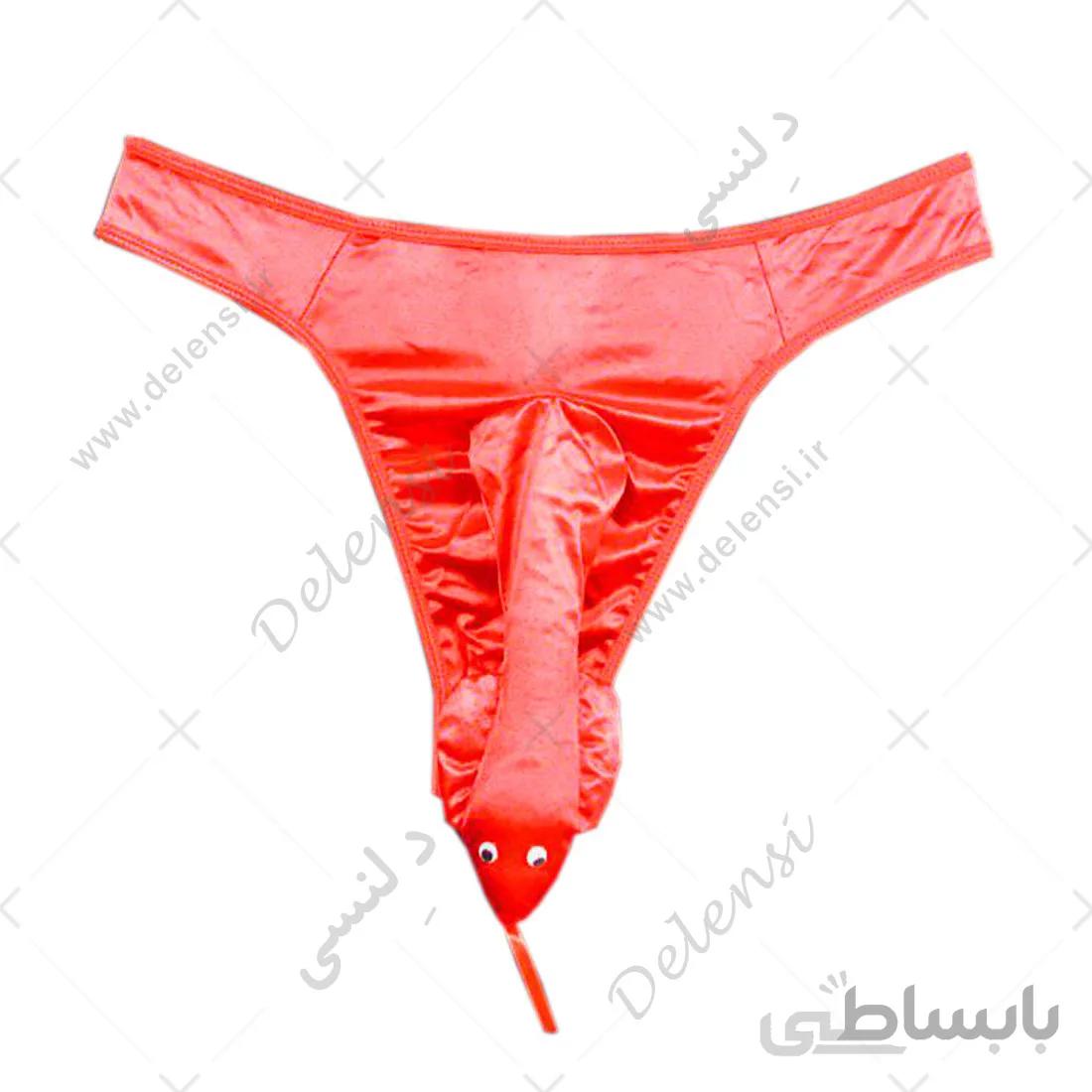 شورت مردانه عروسکی فانتزی ماری قرمز
