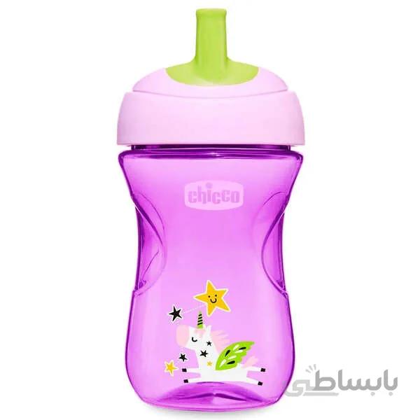 لیوان +12 ماه بنفش چیکو Chicco advanced cup
