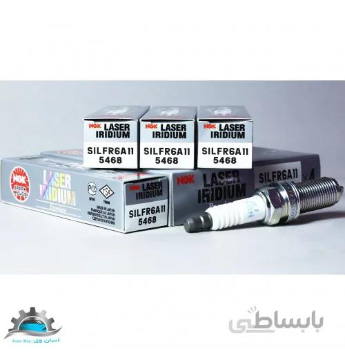 شمع ایریدیوم لیزری پایه بلند SILFR6A-11 ان جی کی NGK (دست 4 عددی)