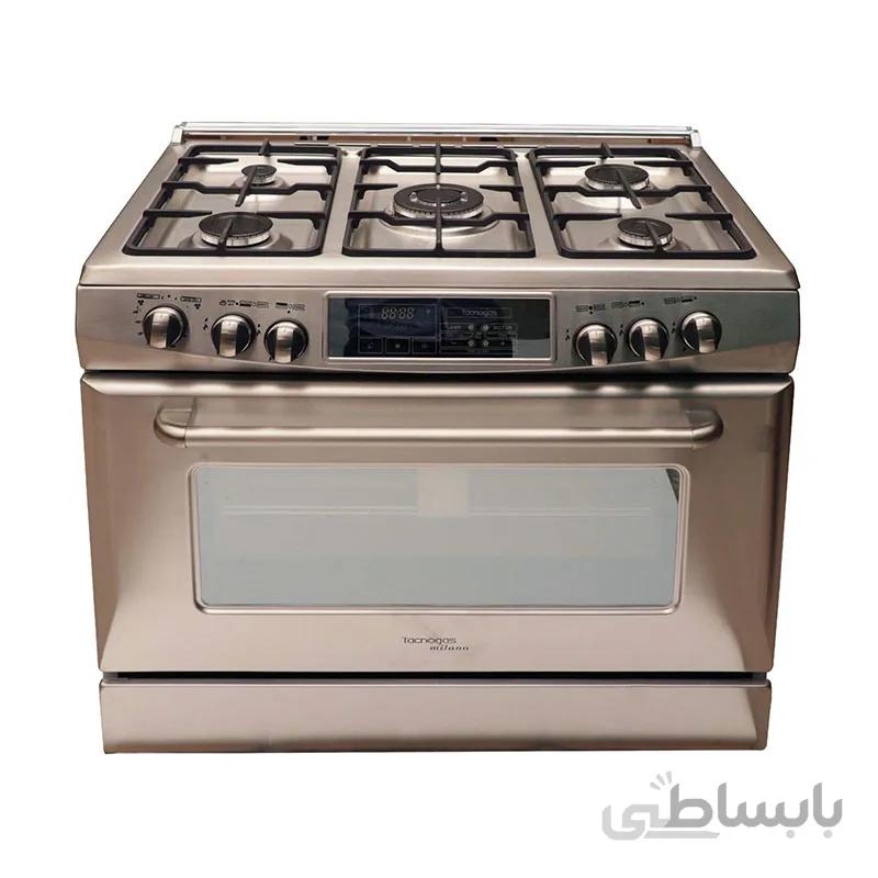 اجاق گاز مبله فر دار تاکنوگاز مدل میلانو - Tacnogas Free Standing Range MIL-534 ا Furnished gas stove with oven Milan Model - Tacnogas Free Standing Range MIL-534