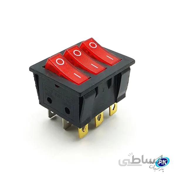 کلید شاسی تعمیری سه پل چراغ دار