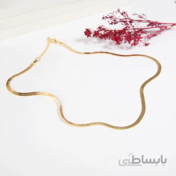 گردنبند زنانه طرح طلا مدل ماری