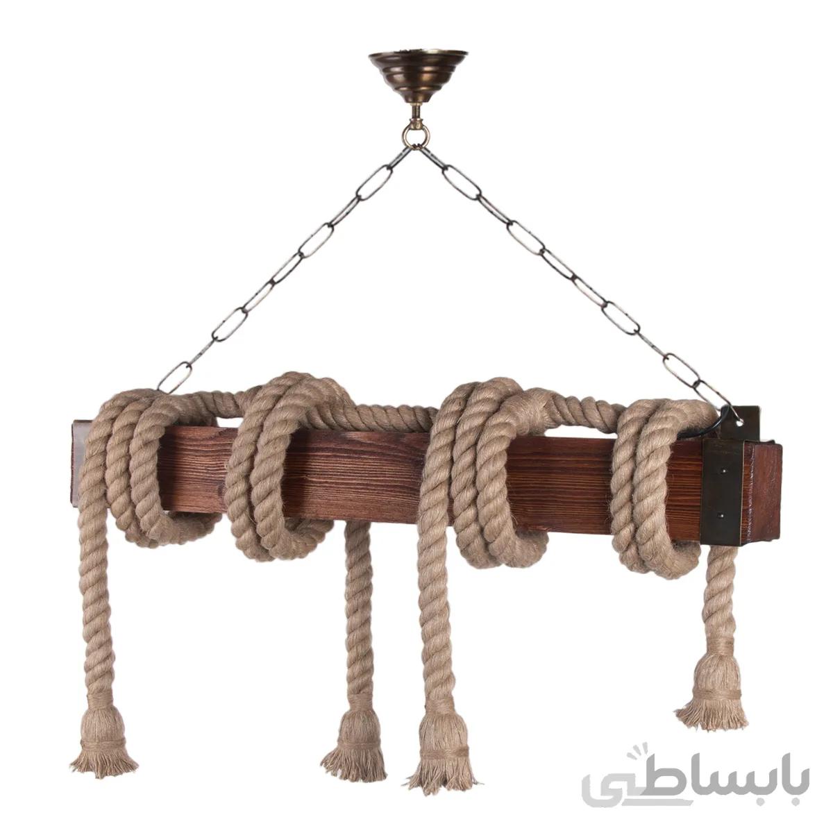 چراغ آویز مدل 4 شعله کنفی