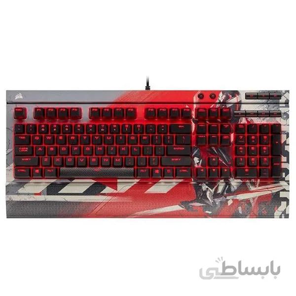 مشخصات - قیمت کیبورد مخصوص بازی کورسیر مدل K68 SE Red Shadow