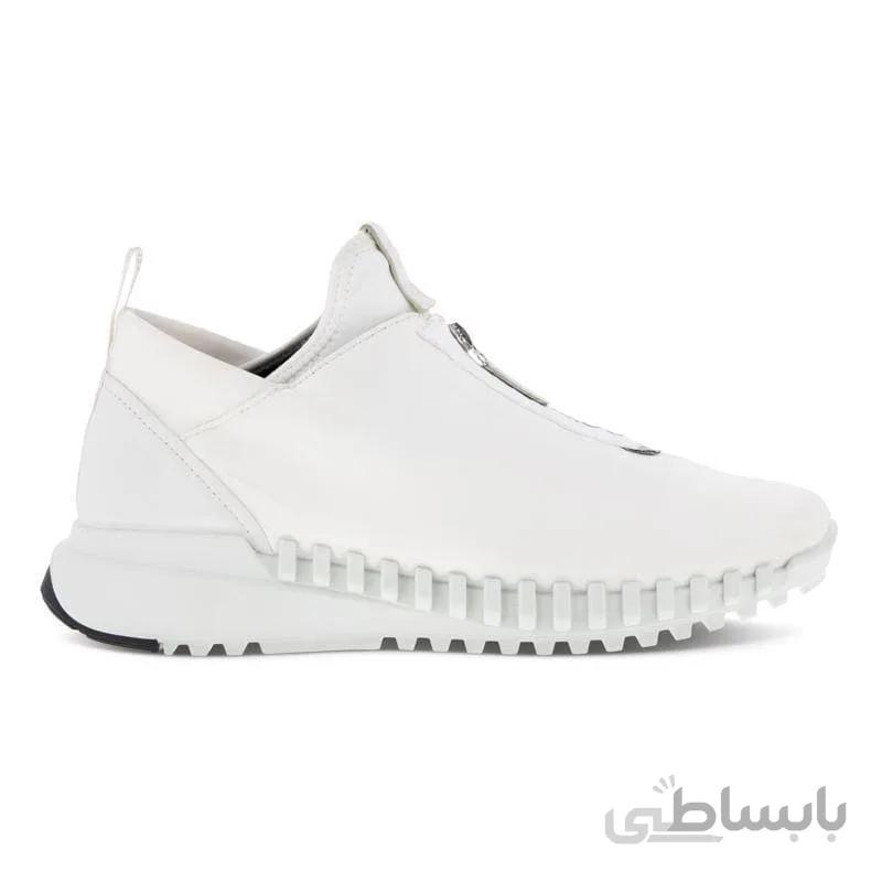 کفش مردانه اکو اصل مدل ECCO ZIPFLEX M WHITE