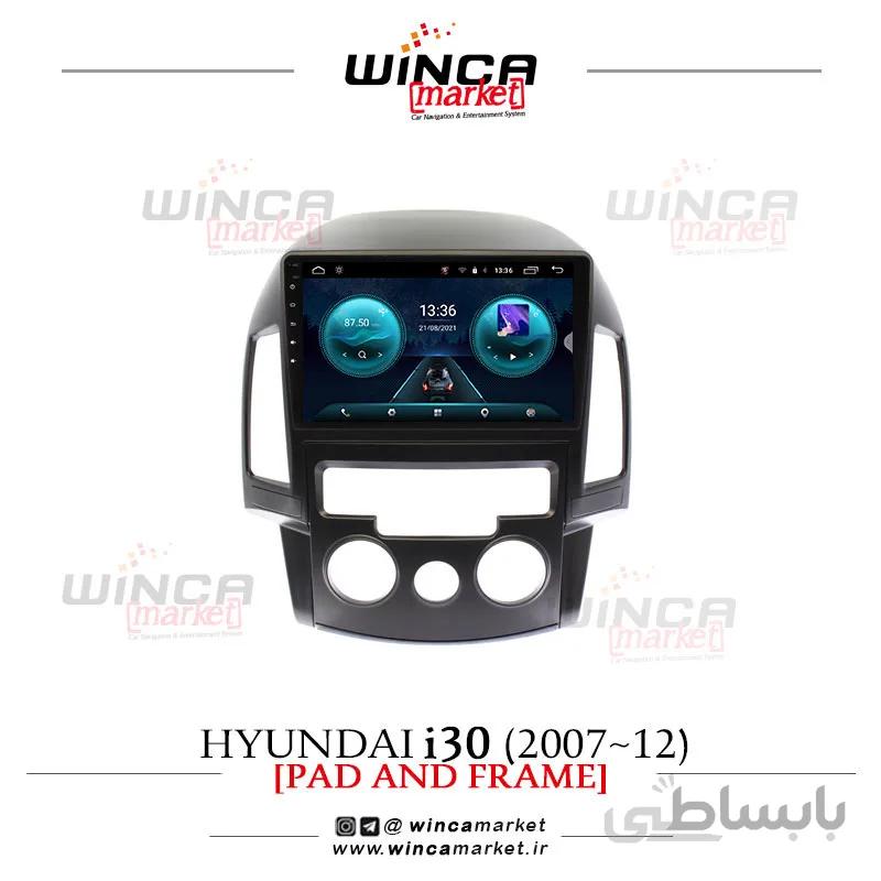 مانیتور فابریک اندروید هیوندای آی i30 2007-12 سری اس S400 پلاس وینکا WINCA مدل RS855