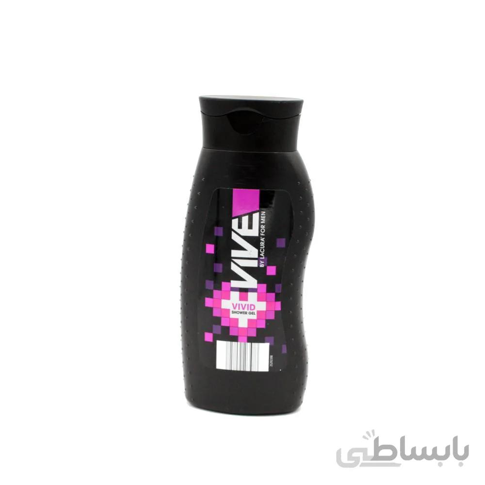 شاور ژل دالی لاکورا vive مدل vivid حجم 300 میل