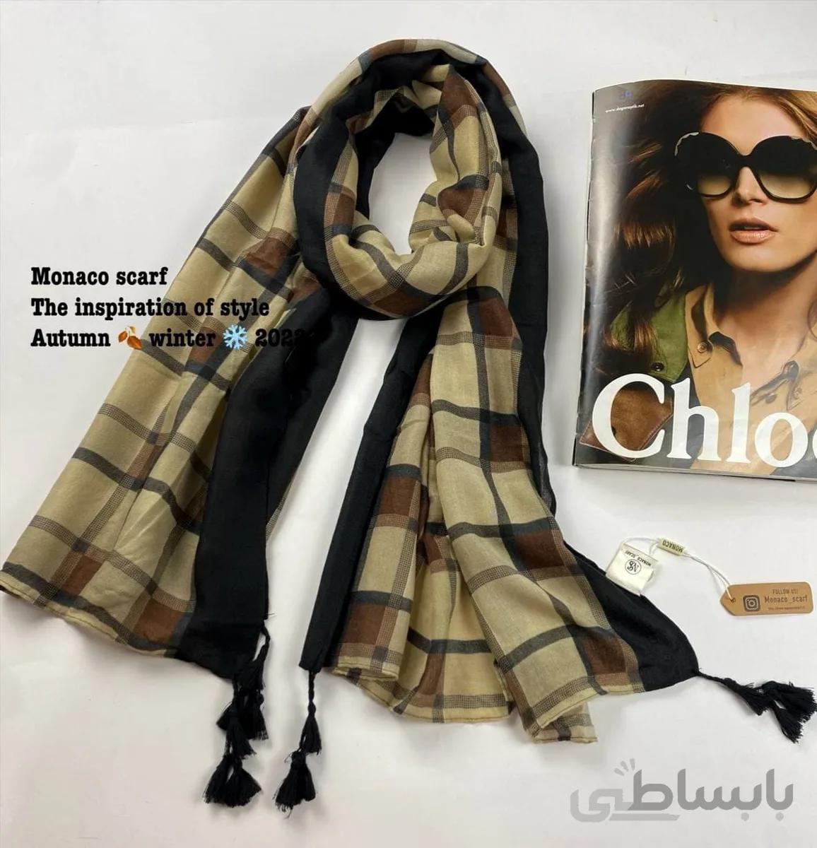 شال کلویه مشکی کد 100069
