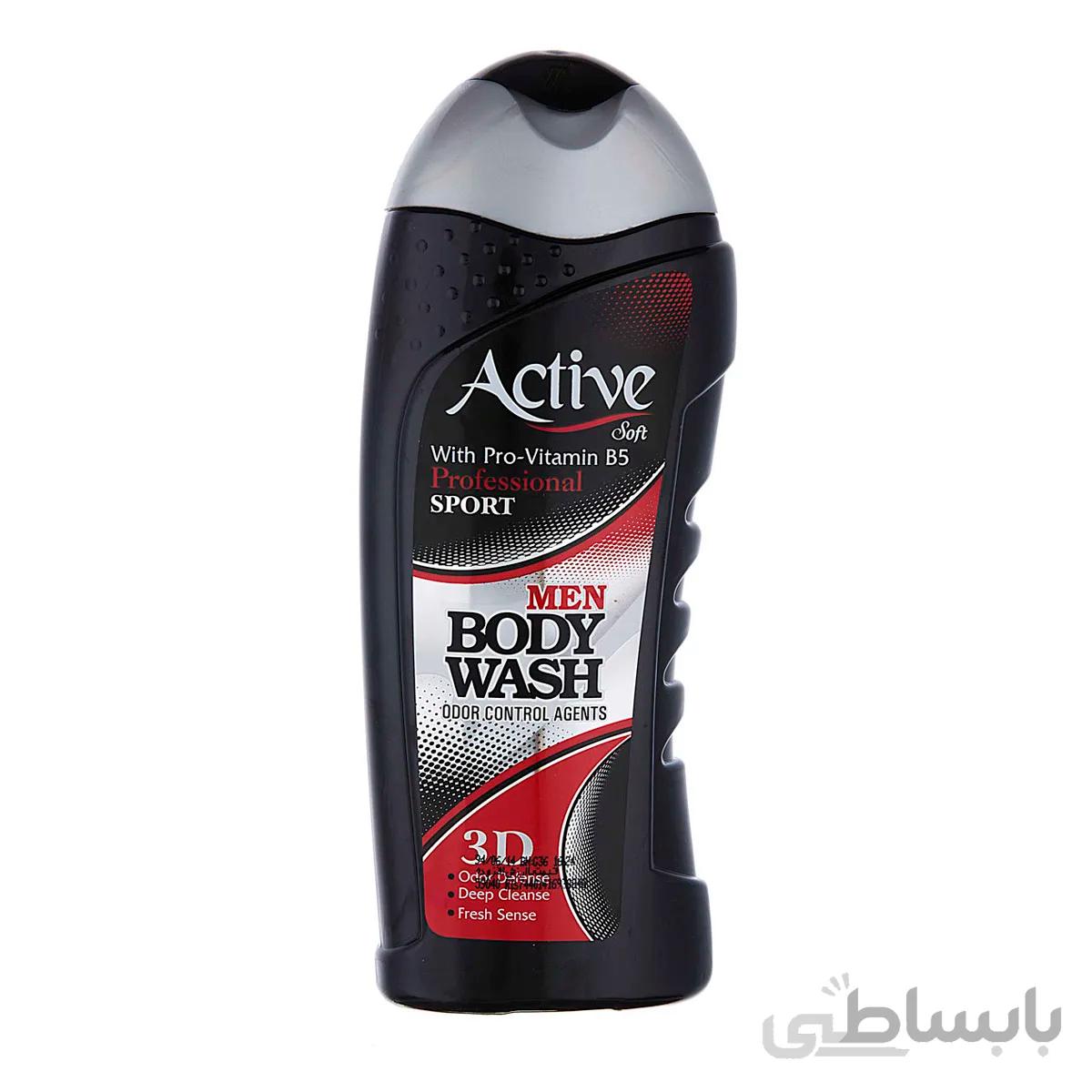 شامپو بدن اسپرت آقایان ۴۰۰ گرمی اکتیو – کارتن۱۲ عددی