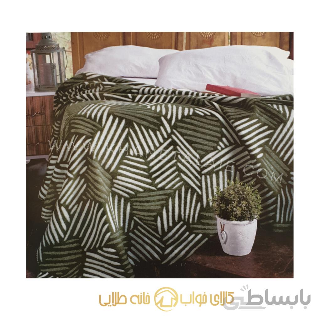 پتو پنبه ای دونفره مدل LEAFA برند PERLA HOME